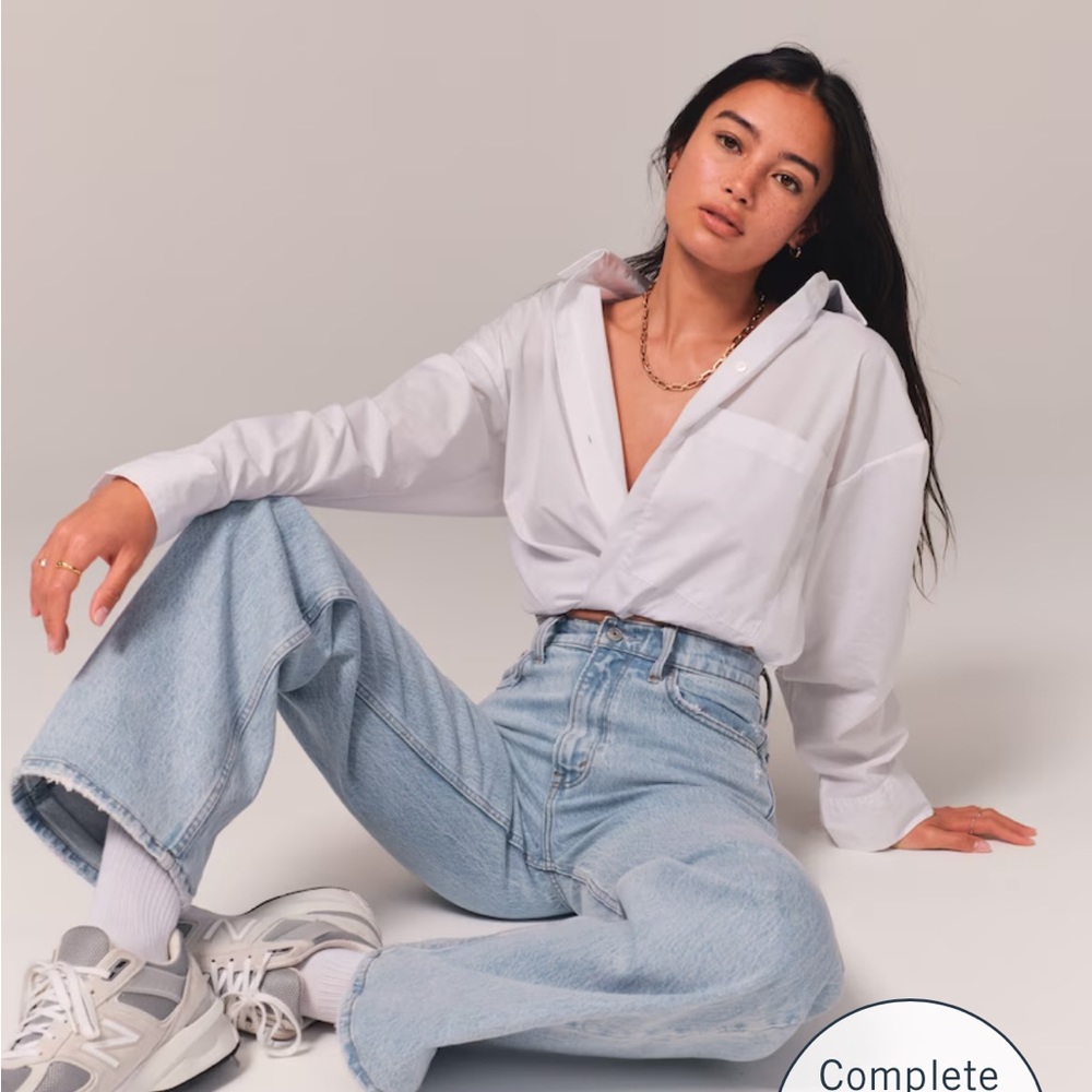 Abercrombie High Rise 90s Relaxed Jean